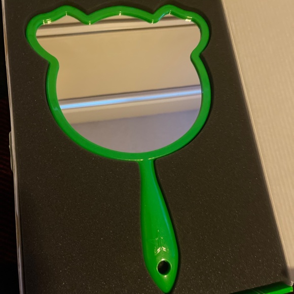 Jeffrey Star x Shane Dawson Green glitter pig hand mirror limited edition - Picture 2 of 4